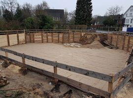 21.12.2020 - Die Baugrube ist ausgehoben!